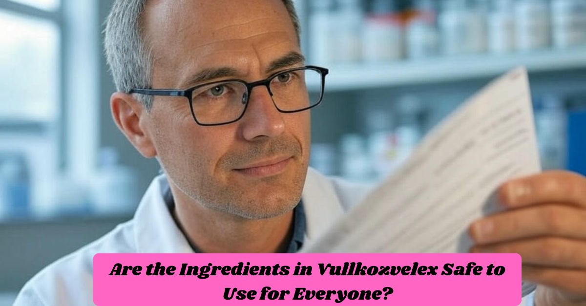 Are the Ingredients in Vullkozvelex Safe to Use for Everyone? Are the Ingredients in Vullkozvelex Safe to Use for Everyone?