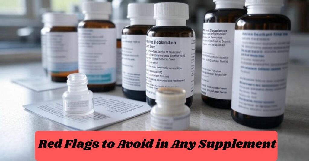 Red Flags to Avoid in Any Supplement