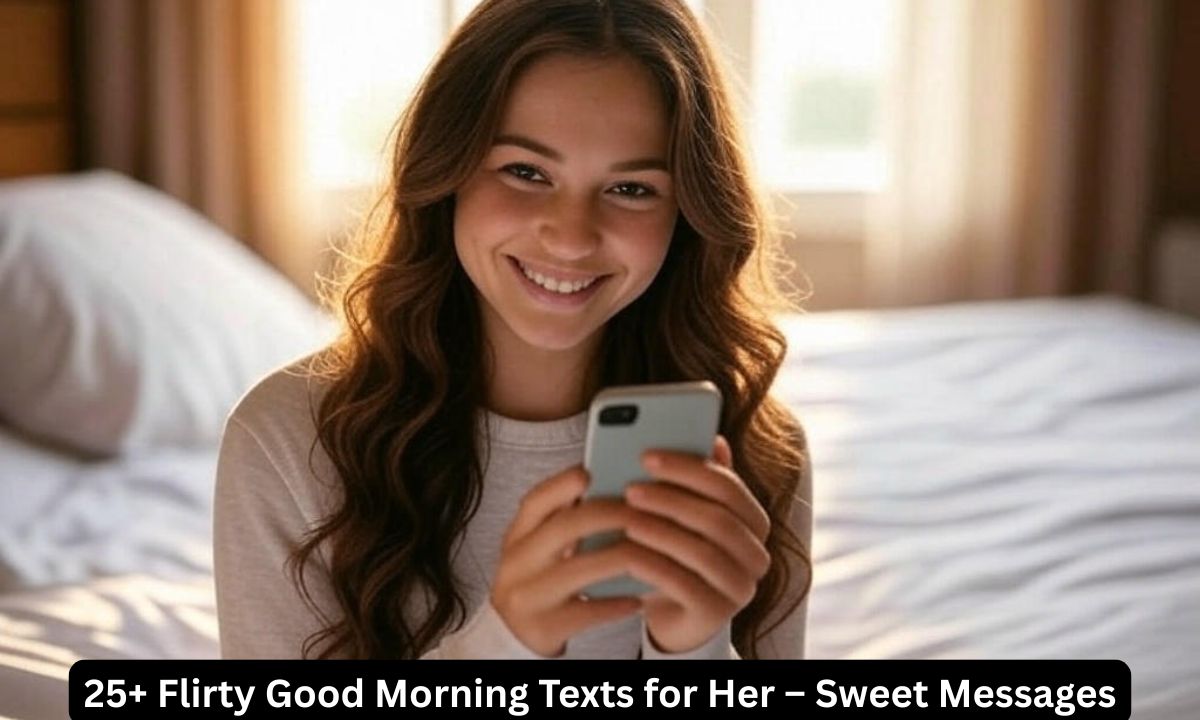 25+ Flirty Good Morning Texts for Her – Sweet Messages