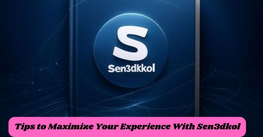 Tips to Maximize Your Experience With Sen3dkol