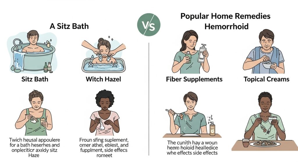 Sitz Bath vs Other Hemorrhoid Home Remedies