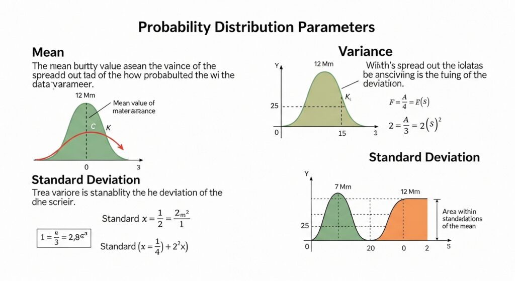 Probability Distribution Parameters: Mean, Variance, and Standard Deviation