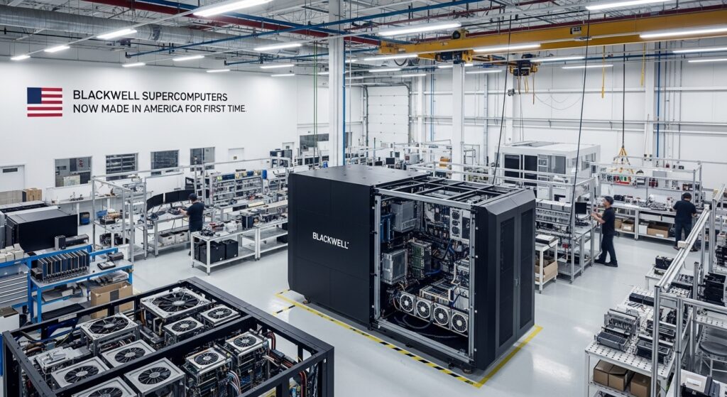 Blackwell Supercomputers Now Made in America for First Time