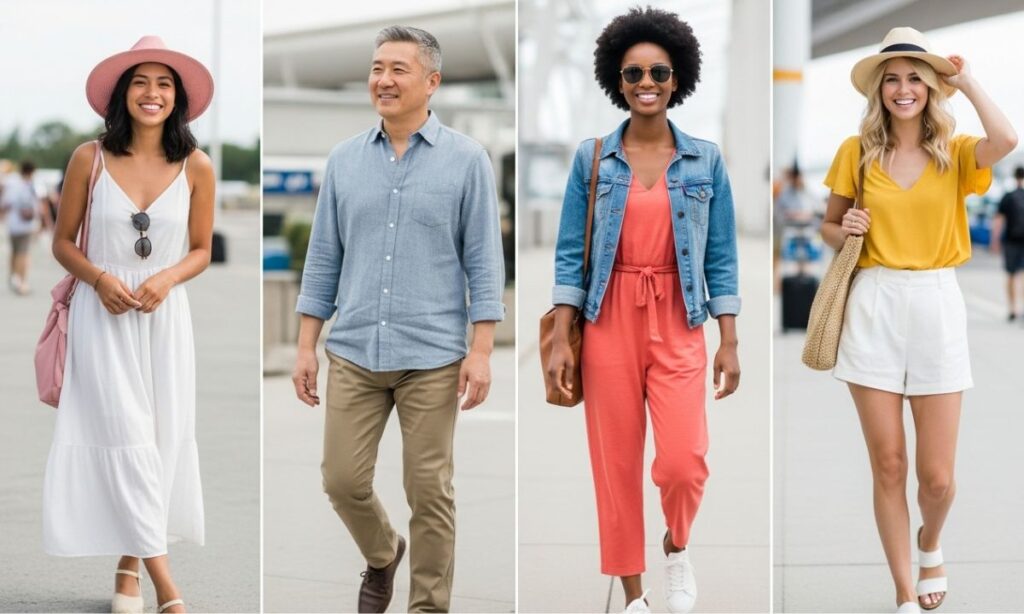 14. Trending Colors for Summer Airport Outfits 2025