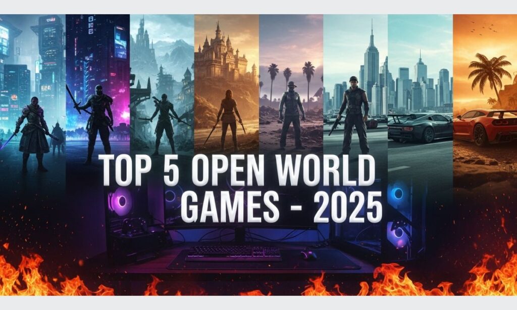 Top 5 Most Popular Open World Games Dominating PC in 2025