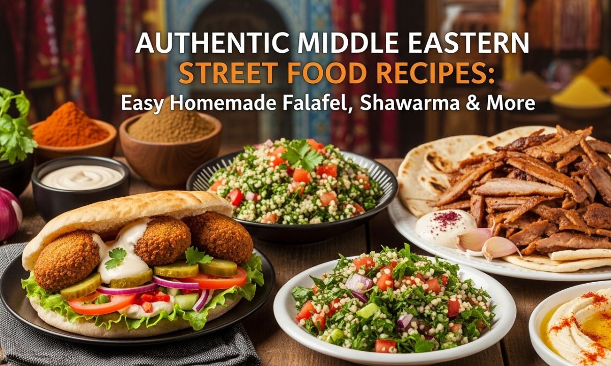 Authentic Middle Eastern Street Food Recipes: Easy Homemade Falafel, Shawarma & More